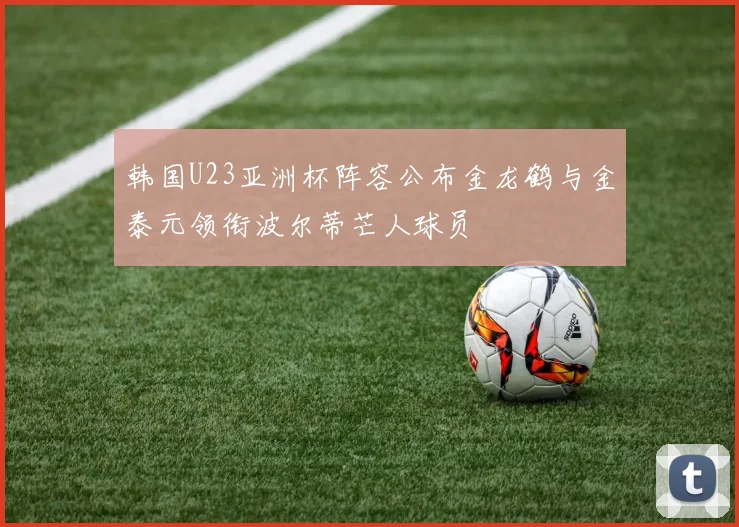 韩国U23亚洲杯阵容公布金龙鹤与金泰元领衔波尔蒂芒人球员